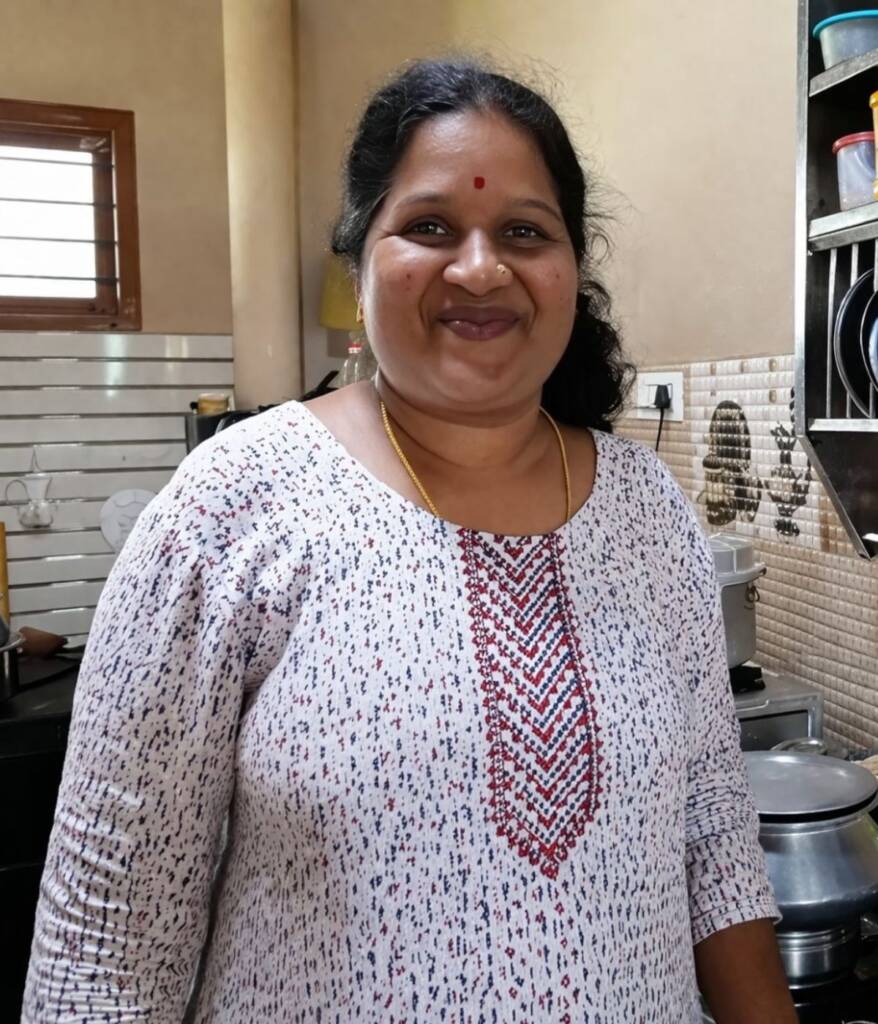 Shanta - host at Astagiri Homestay Chikmagalur coffee estate