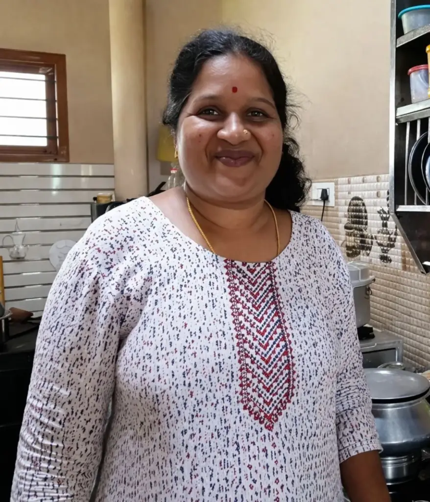 Shanta - host at Astagiri Homestay Chikmagalur coffee estate