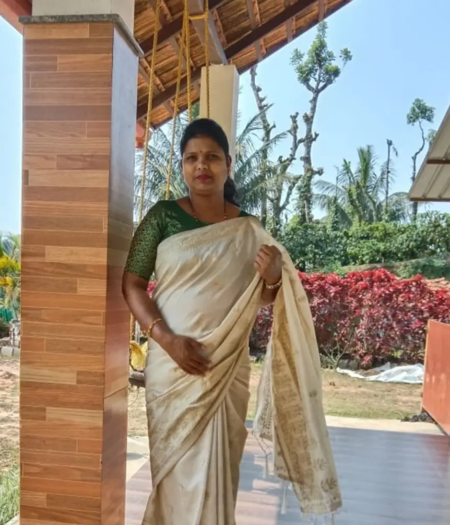 Usha - host at Astagiri Homestay Chikmagalur coffee estate